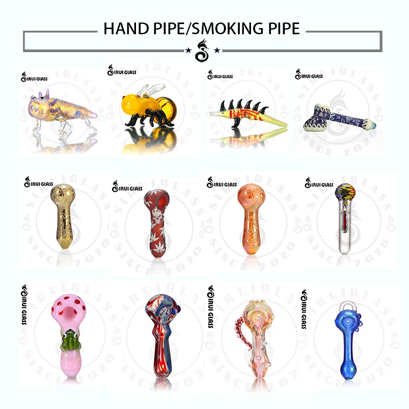 Sirui Smoking Set Glass Smoking Water Pipe Hole Glass Bowl Freezable Glycerin DAB Straw Freezable DAB Straw